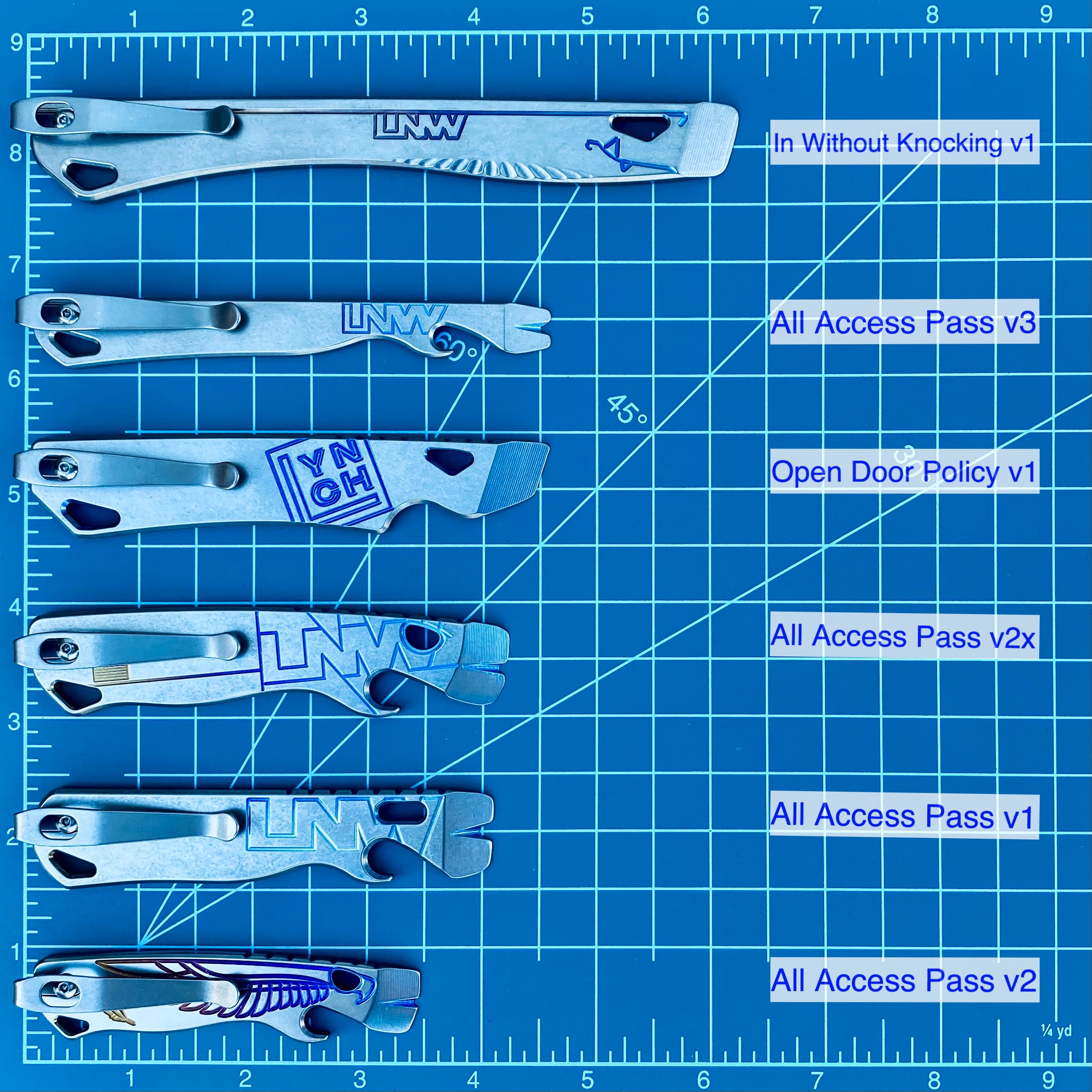 What different prybar styles do you offer?